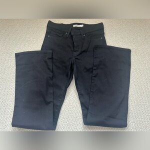 Levi’s Strauss & Co Original Riveted Black Jeans Classic Denim Size 27